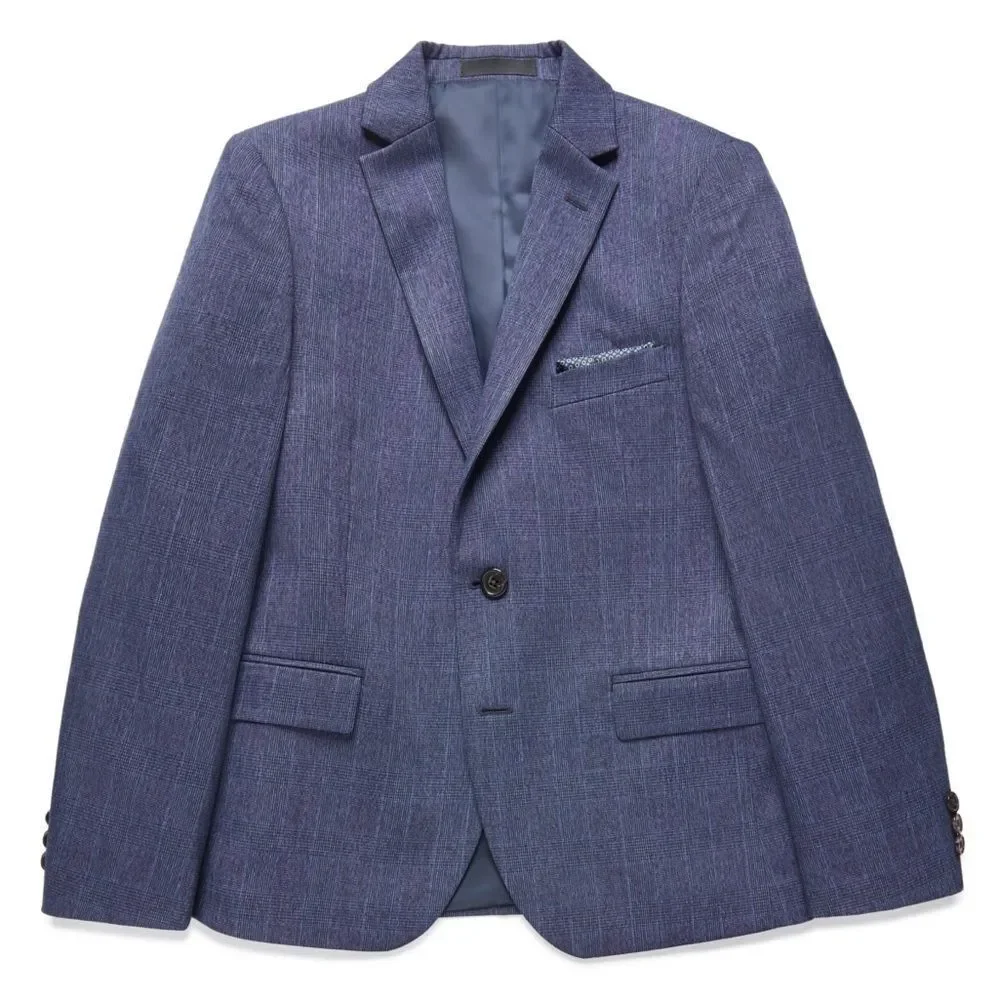 Lauren Ralph Lauren Big Boys Plaid Sport Coat - Navy, jacket suit 16R